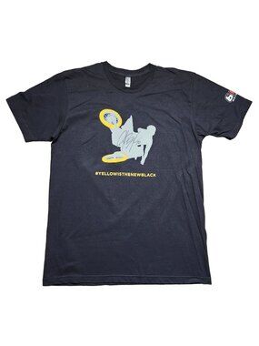 Pirelli Yellow Is The New Black Moto Supercross Justin Brayton Signed Tee Large